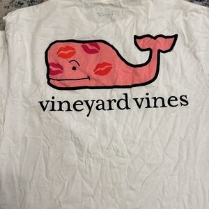 Vineyard Vines Valentines Day Whale Shirt- size M